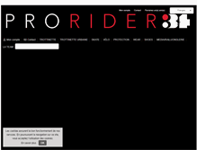 Tablet Screenshot of pro-rider34.com